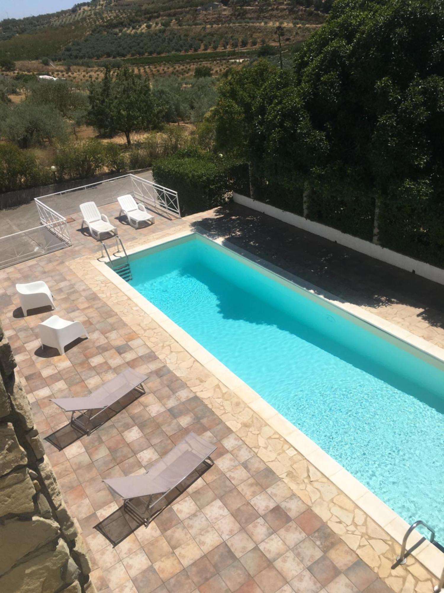Villa Stria House à Mazzarino Extérieur photo